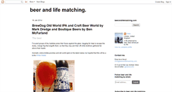 Desktop Screenshot of beerandlifematching.com